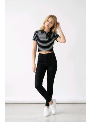 NİVA.ZY Polo Yaka Crop