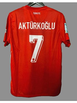 K'erem A'ktürkoğlu Euro 2024 Sezonu Deplasman Türkiye Yetişkin Forması8