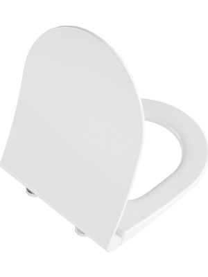 VitrA Universal 210-003R009 Slim Soft Klozet Kapağı, Yavaş Kapanır, Beyaz