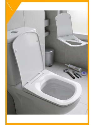 Esplendor Yavaş Kapanan Universal Klozet Kapağı Soft Close Kolay Montaj