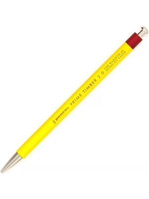 Penco Prime Timber 2.0 mm Pencil & Sharpener Set Mekanik Uçlu Kalem ve Kalemtraş Seti Yellow