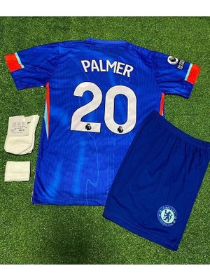 C.h.e.l.s.e.a 2024/25 Yeni Sezon Cole Palmer Çocuk Forması 4'lü Set Forması