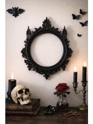 Heners Gotik Oval Çerçeve , Dekoratif Ürün