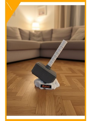 Esplendor Dekoratif Mitolojik Çekiç Biblo 20X34 cm Salon Masa Raf Süsü