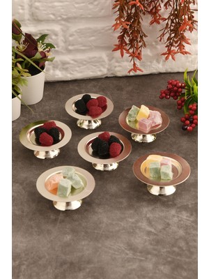 Özbience Şık 6'lı Gümüş Sunum Kasesi, Dekoratif ve Çok Amaçlı Tasarım