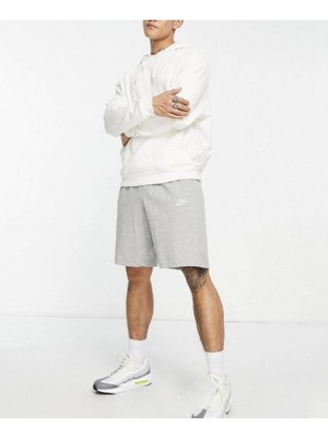 Nike Sportswear Club Fleece Gri Erkek Günlük Pamuklu Şort