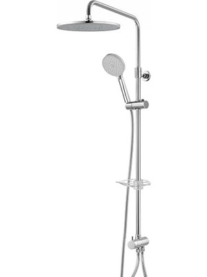 MarkEntegra Kolonlu Tepe Duş Seti, Modern Tasarım ve Fonksiyonel Kullanım Için Uygun