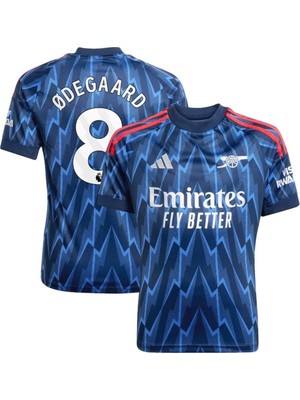 Arsenal 2025-26 Yeni Sezon Martin Ødegaard Deplasman Forması (Newblue)