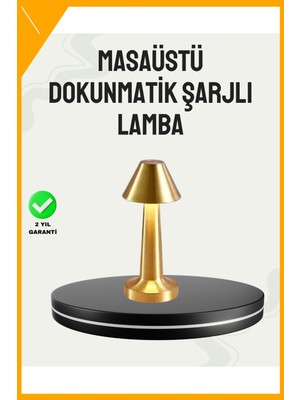 Esplendor Dokunmatik Kablosuz LED Masa Lambası 3 Renk Aydınlatma 1800MAH Batarya