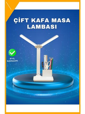 Esplendor LED Masa Lambası Göz Yormayan Kısılabilir Işık Organizerli