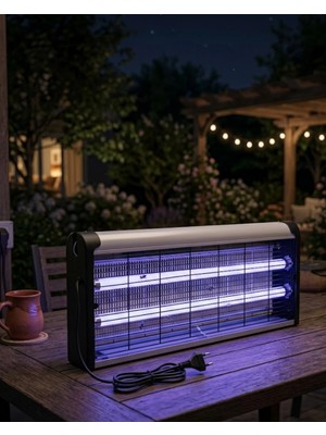 Senka Uv Işıklı Elektrikli Sinek Savar 10W Sessiz Haşere Öldürücü Lamba