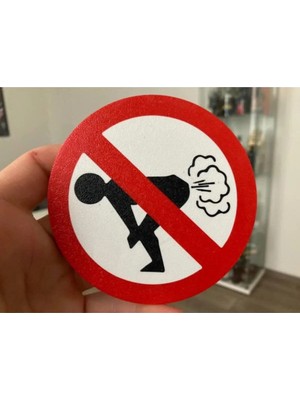 Heners Osuruk Tabelası - Osurmak Yasak Eğlenceli Tabela - No Fart!