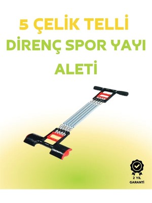Hobilinka Paslanmaz Çelik Yaylı Çoklu Dirençli Kol ve Gövde Egzersiz Aleti