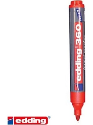 Özbience E-360 Beyaz Tahta Kalemi, Kırmızı, 2'li Set, Güçlü ve Kaliteli Yazım