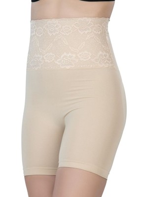 Beruflic Arias Closet Ten Mı Emay 2091 Önü Dantelli Yüksek Bel Boxer Korse Under Moda