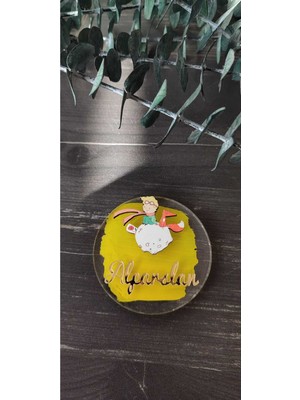 PremiumPort Sevimli Küçük Prens Figürlü Pleksi Magnet 10'lu Set, Hediye ve Dekorasyon