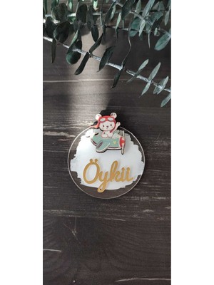 PremiumPort Sevimli Ayı Figürlü Pleksi Magnet Seti, 10'lu Paket, Hediye Seçeneği