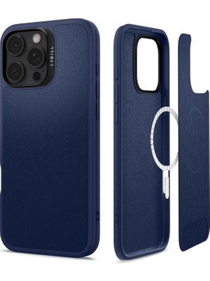 Dora Shopping Ciel iPhone 16 ile Uyumlu Magsafe Kılıf Kajuk Mag Hava Kanalı Teknolojisi™ Askeri Sınıf Koruma Navy