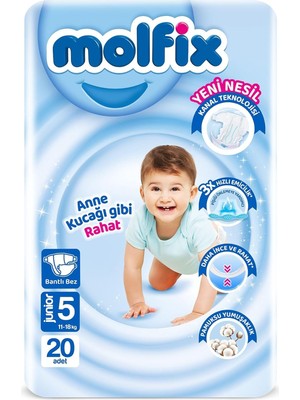 Dora Shopping 5 Beden Junior Bantlı Bez (1 x 20 Adet)