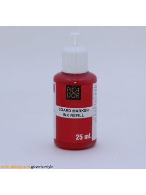 Özbience Kırmızı Tahta Kalem Mürekkebi 25 Ml, Güçlü ve Akıcı Renk Sağlar
