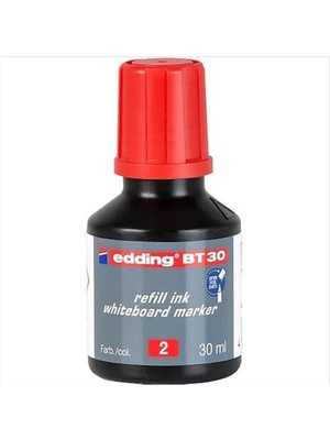 Özbience Kırmızı Tahta Kalem Mürekkebi, 30 Ml, Ekonomik ve Damlalıklı, 2'li Set