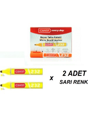Özbience Çift Sarı Beyaz Tahta Kalemi, Yüksek Kalite, Kalıcı ve Güvenli Kullanım