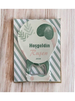 PremiumPort Yenidoğan Bebek Balon Magnetleri, Baby Shower Hediye Seti, 30 Adet