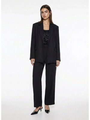 In The Mood For Love Siyah Kadın Blazer ITMFL-CKT10