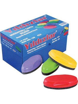 Özbience Renkli Mıknatıslı Tahta Silgisi, 1 Adet, Çok Renkli, Kullanışlı ve Şık