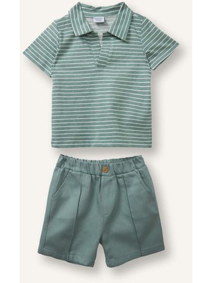 DeFacto Çizgili 2li Takım Erkek BEBEK H4783A526HS