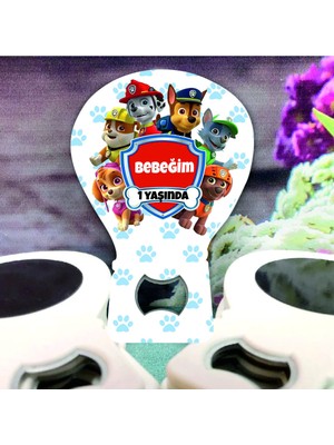 PremiumPort 10 Adet Kartlı ve Jelatinli Paw Patrol Açacak Magnet Seti
