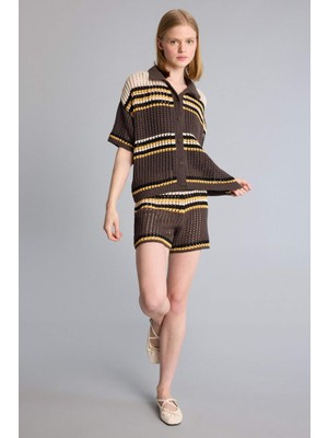 DeFacto Regular Fit Triko Şort H7773AX26SM