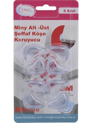 Dora Shopping Şeffaf Köşe Koruyucu (8 Adet)
