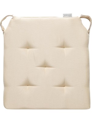 Dora Shopping Lea Sandalye Minderi Bej 40 x 40 x 4 cm