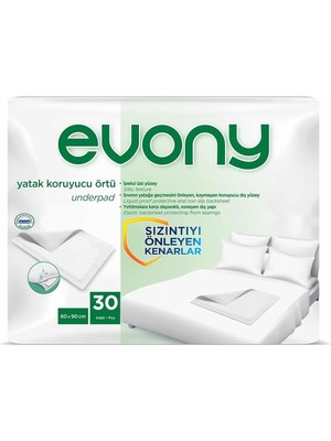 Dora Shopping Evony Yatak Koruyucu Örtü 60 x 90 cm 30 Adet