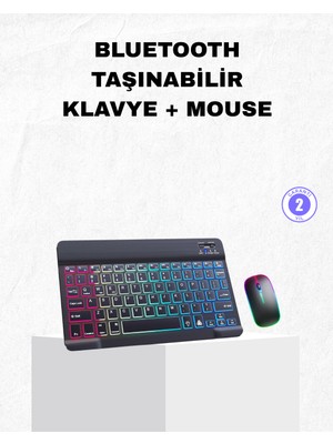 Emh Store Rgb Aydınlatmalı Q Klavye Türkçe Karakter Destekli - Lisinya