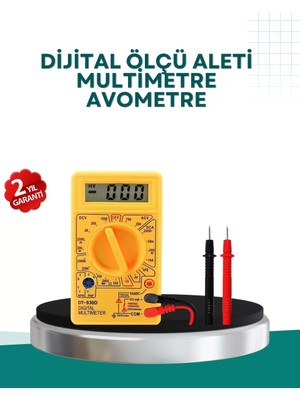 OEMTR Elektrik Ölçüm Cihazı Dijital Multimetre 10 Amper Destekli