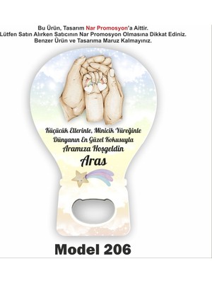 PremiumPort 20 Adet Magnet Açacak Seti, Hediyelik, Sünnet, Nişan, Düğün Için