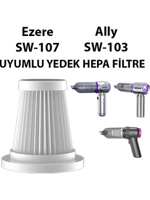 OEMTR Ezere SW-107 ve Ally SW-103 ile Uyumlu Yedek FILTRE-1852