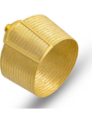 Hanno Telkari Gümüş Gold Trabzon Hasır Kadın Bileklik