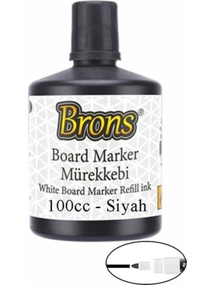 Özbience Siyah Yazı Tahta Kalem Mürekkebi 100ML, Kolay Silinebilir, 100G