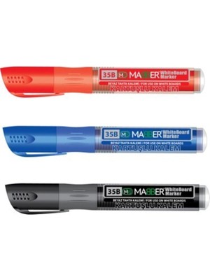 Özbience Renkli Kartuşlu Tahta Kalemi Seti 3'lü, Kolay Kullanımlı ve Pratik Tasarım