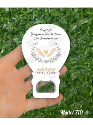 PremiumPort Anneler Gününe Özel 40 Adet Balon Açacak Magnet, Mıknatıslı, Hediye Ambalajlı