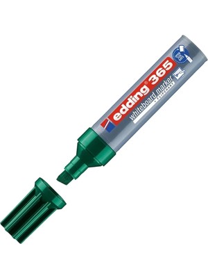 Özbience 365 Kesik Uçlu Beyaz Tahta Kalemi, Yeşil, Kalıcı ve Güçlü Yazım Için