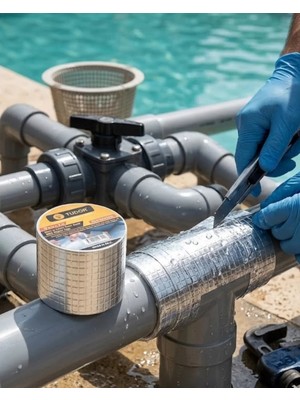 OEMTR Su Kaçak Önleyici Tamir Bandı Dayanıklı Yapışkanlı Izolasyon Bandı