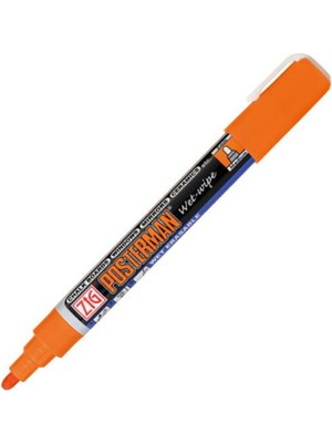 Özbience Posterman Wet-Wipe Sıvı Tebeşir Kalemi Turuncu, Canlı ve Kullanışlı Ürün