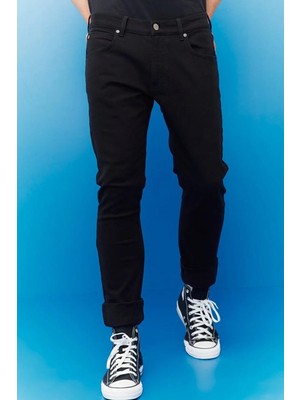 Lee Luke Slim Tapered Jean Pa Siyah Erkek Jean Pantolon