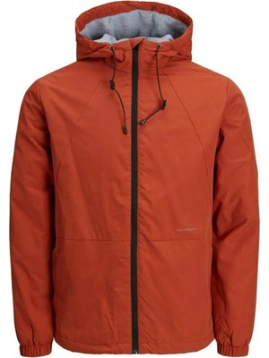 Jack Jones Erkek Softshell Kapüşonlu Su Geçirmez Mont 12215377