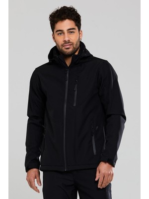 2AS Sagwon Softshell Erkek Mont Siyah 2ASSAG01001