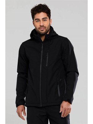 2AS Sagwon Softshell Erkek Mont Siyah 2ASSAG01001